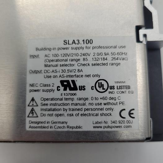PULS Power Supply SLA 3.100