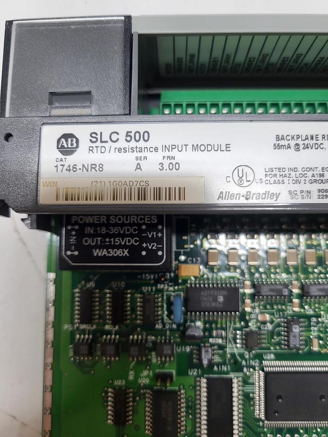 Used Allen-Bradley SLC 500 1746-NR8 Ser.A