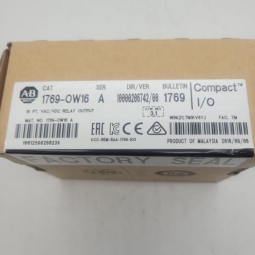 Allen-Bradley Bulletin 1769 Relay Output 1769-OW16 Ser.A 3.1