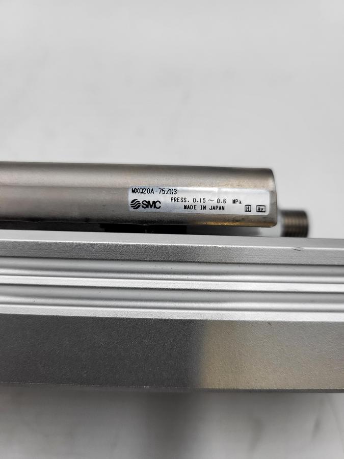 Used SMC MXQ0A-75ZG3 Pneumatic cylinder air slide table
