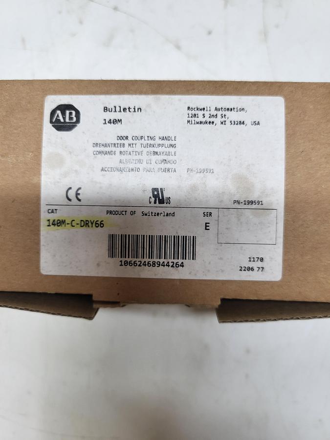 Allen-Bradley 140MT-C-DRY66 Ser.E Door Coupling Handle