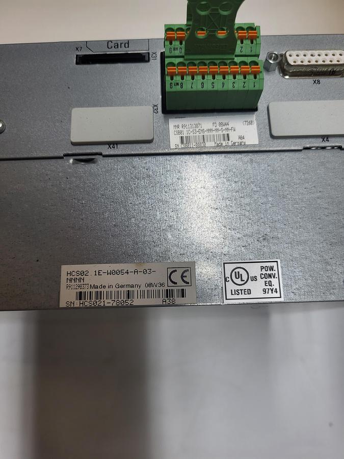 Used Rexroth HCS02.1E-W0054-A-03-NNNN