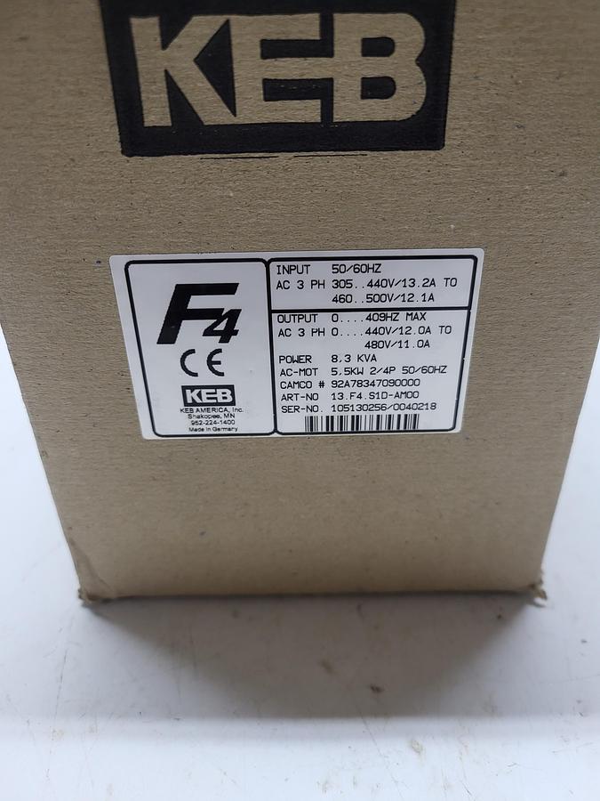 Used KEB 92A78347090000 50/60Hz