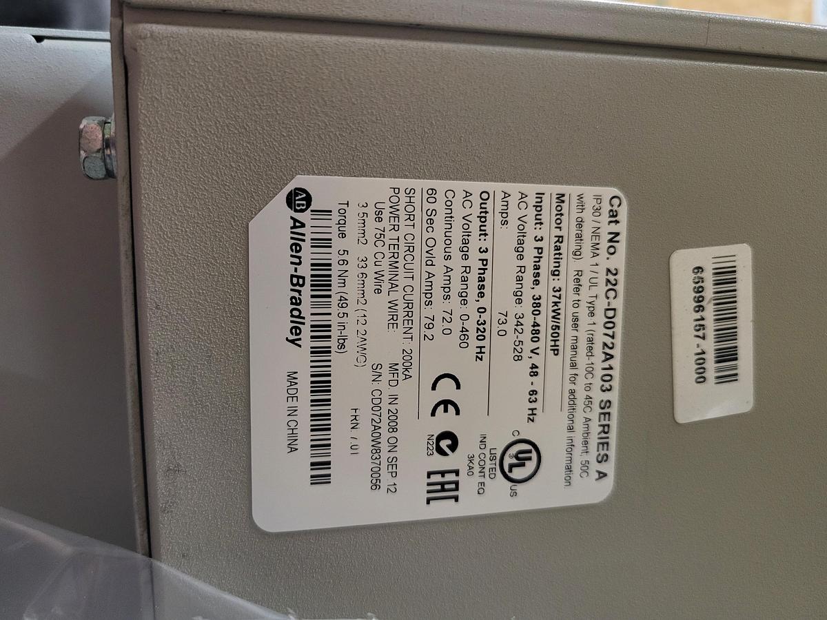 Allen-Bradley Powerflex 400 22C-D072A103 Ser.A