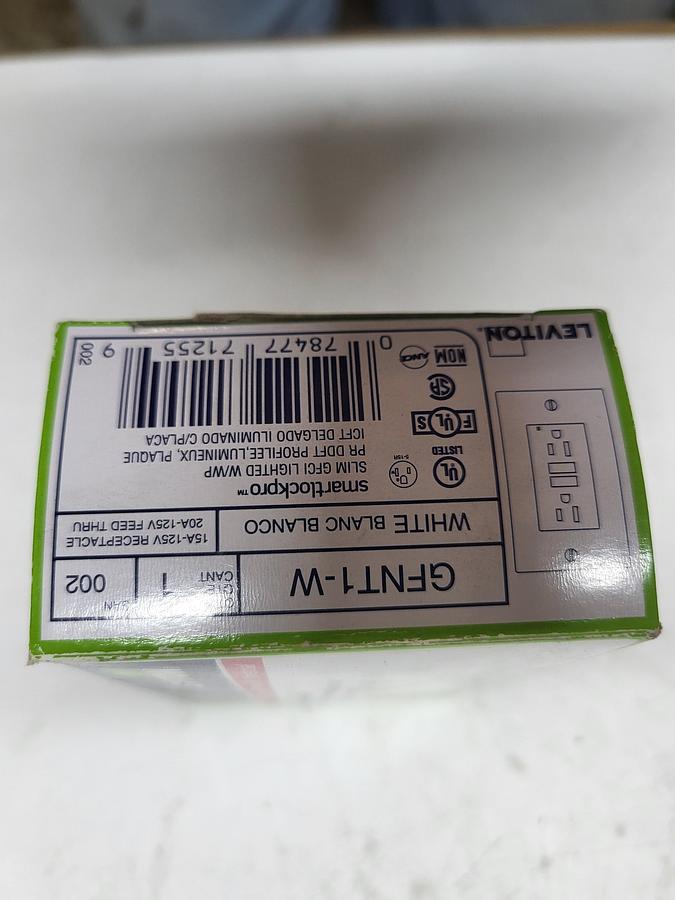 Used Leviton Smartlockpro GFNT1-W (White)