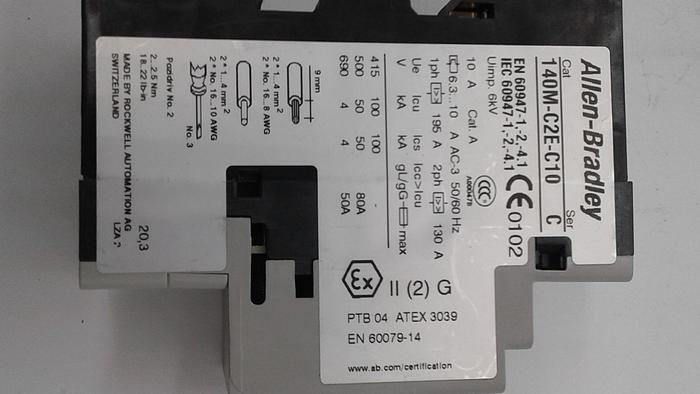 Used Allen-Bradley 140M-C2E-C10