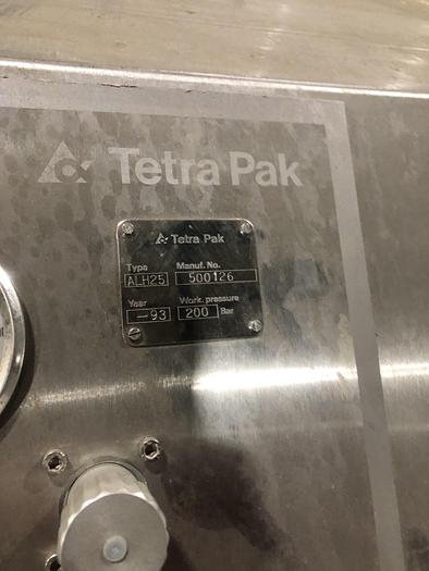 Used Tetra Pak Homogenizer, Model ALH 25