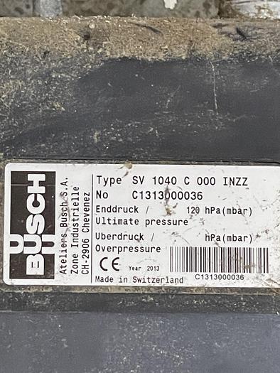 Used Busch SV 1040 C 000 INZZ