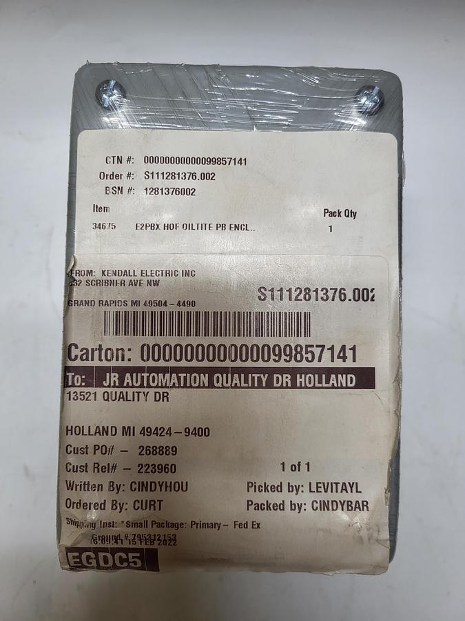 Nvent E2PBX Hof Oiltite pb Enclosure