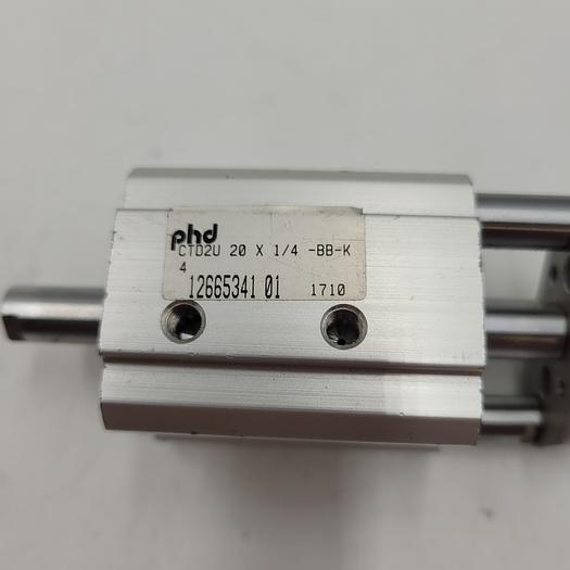 Used PHD CTD2U 20 X 1/4 -BB-K PNEUMATIC CYLINDER
