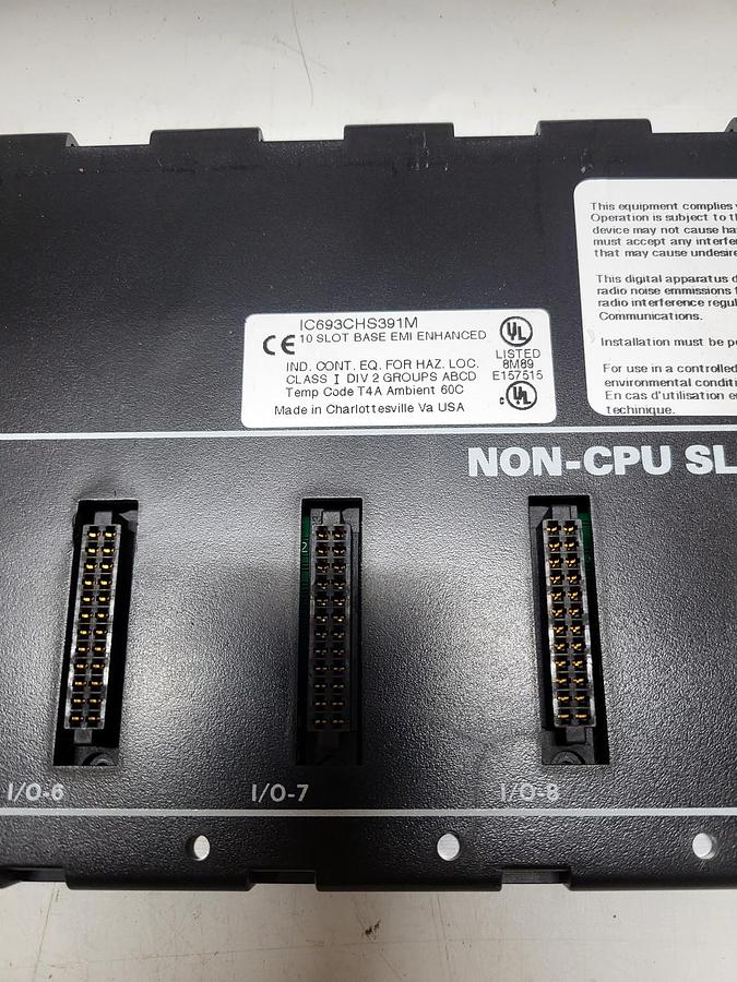 GE Fanuc IC693CHS391M detail