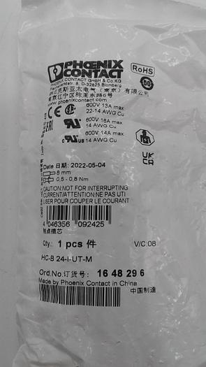 Phoenix Contact 1648296 Male Insert