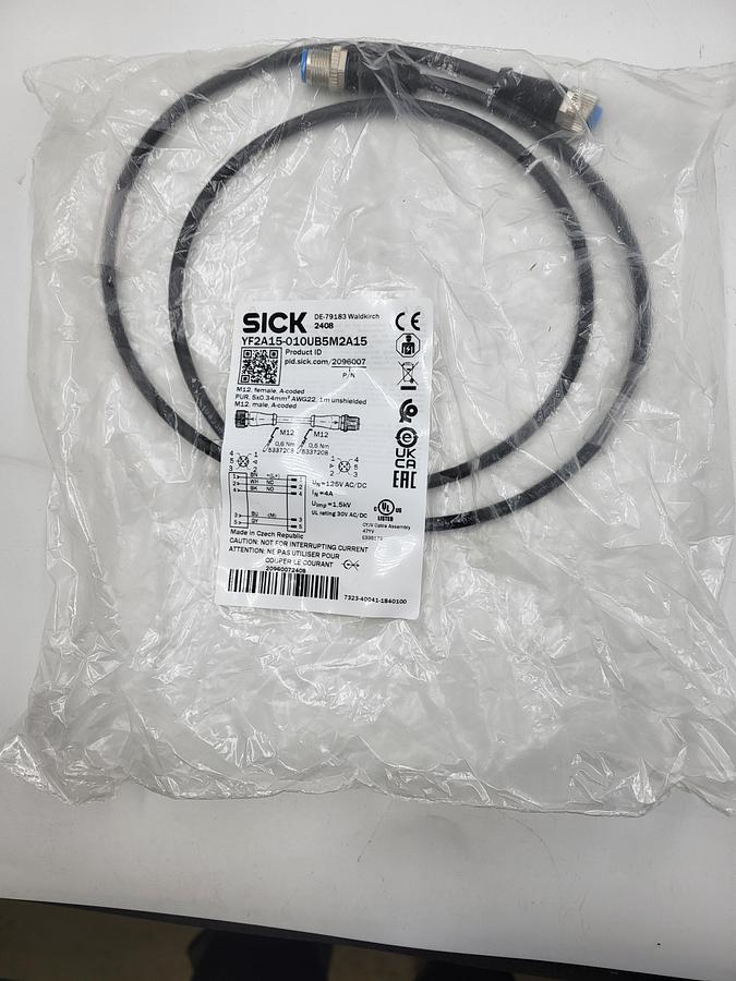 Sick YF2A15-010UB5M2A15 1M LONG CABLE *SEALED BAG*