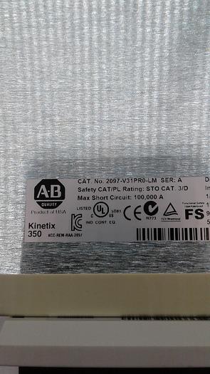 Used Allen-Bradley Kinetix 350 2097-V31PR0-LM 