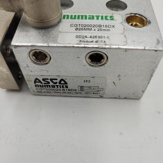 Used ASCO NUMATICS CGT020020B16DX pneumatic cylinder