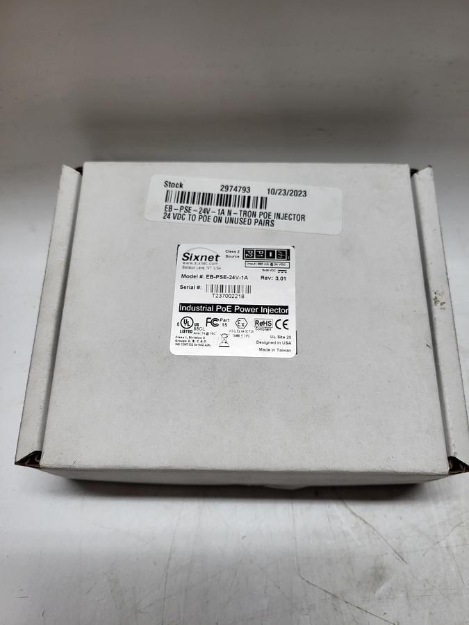Sixnet EB-PSE-24V-1A Power Injector