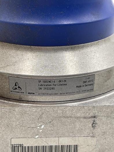 Used WITTENSTEIN SP 100S-MC1-4-OK1-2K