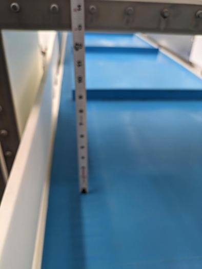 Used safeline metal detector, conveyor, intralox