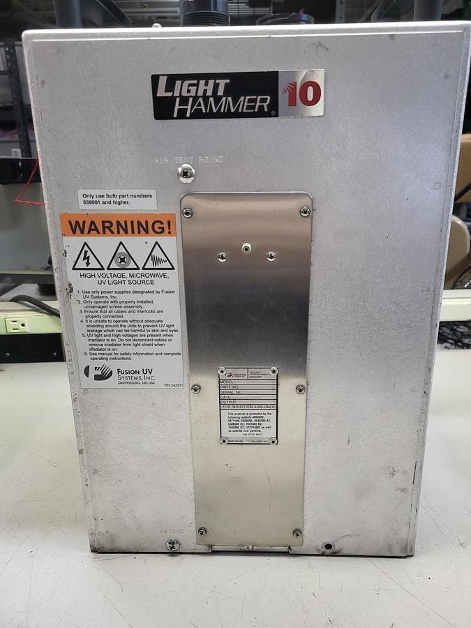 Used Fusion UV Systems Light Hammer UV light LHT10-01