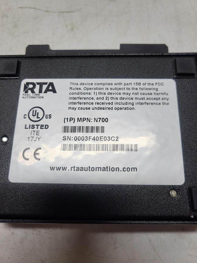 RTA Automation MPN:N700 *new not in box*