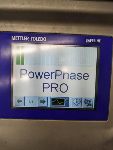 Used safeline metal detector, conveyor, intralox