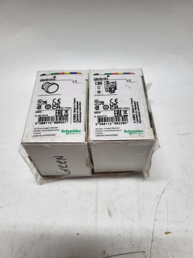 Schneider Electric ZB4BV033 ZB4BVB3 Green