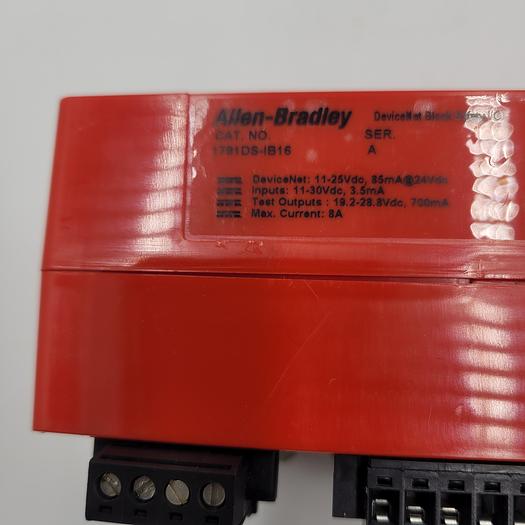 Used Allen Bradley 1791DS-IB16 Ser A Input Module COMPACT BLOCK GUARD