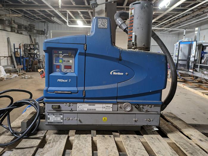 Used nordson pro blue 7 nordson pro blue 7