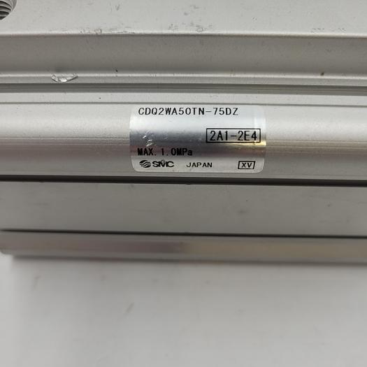 Used SMC CDQ2WA50TN-75DZ pneumatic cylinder 2A1-2E4