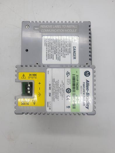 Used Allen-Bradley 2711P-T6C20D Ser.C Panel View Plus 600
