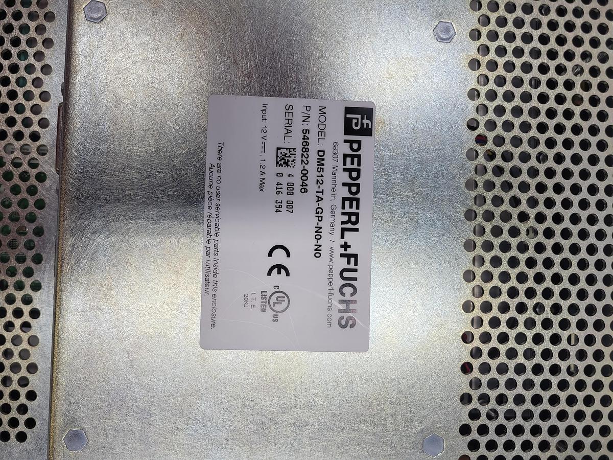 Used Pepperl+Fuchs DM512-TA-GP-N0-N0 is a 12.1-inch industrial flat panel operator anti-glare interface monitor