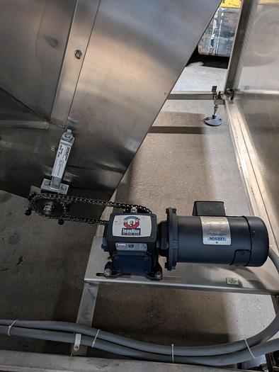 Used Hopper/elevator, stainless steel