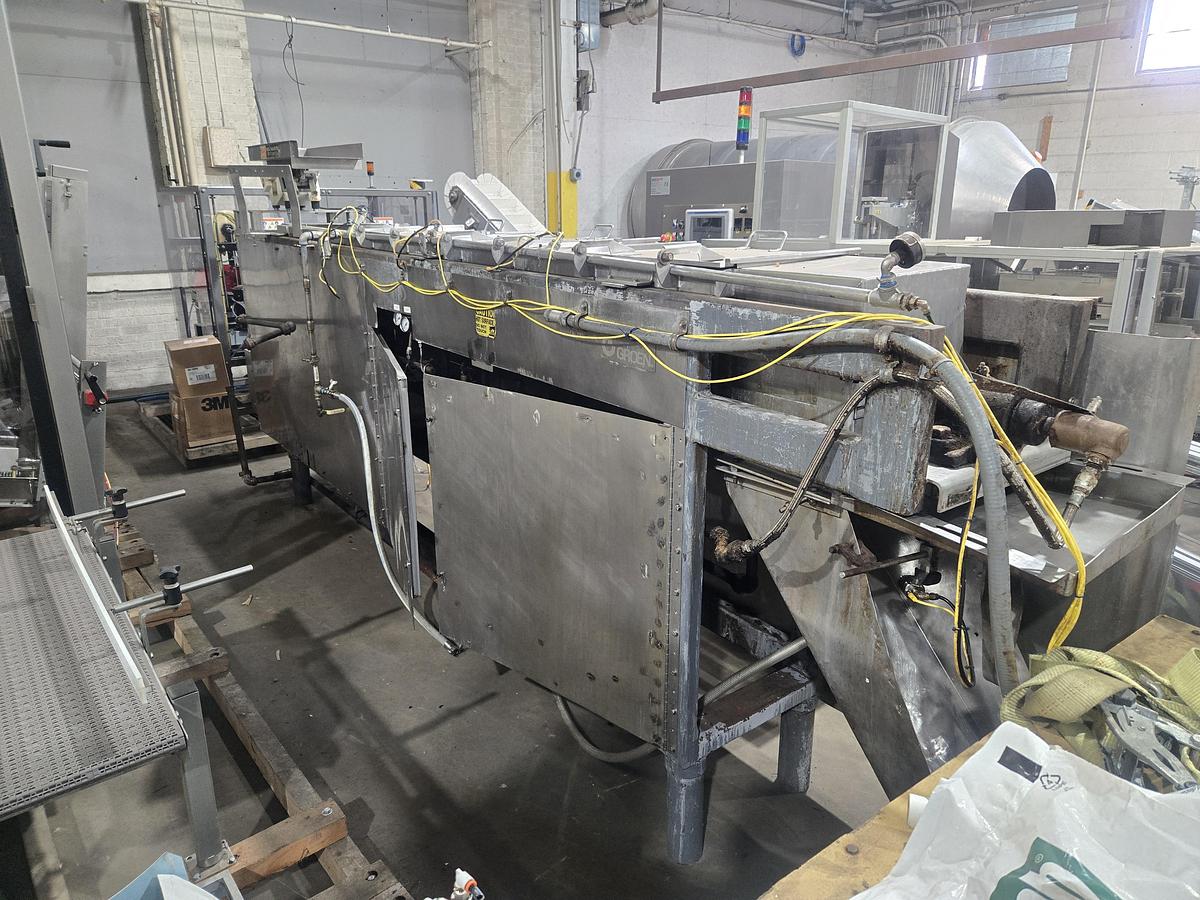 Used Cretors \ Groen popcorn coating auger. Heated jacket and auger.