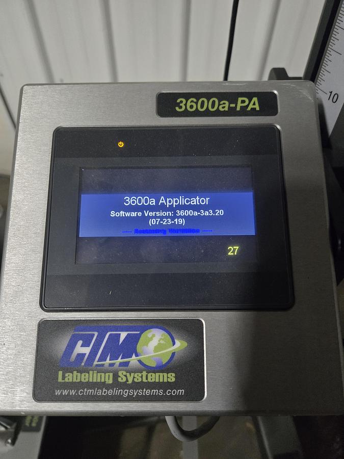Used CTM 3600a Print - Apply labeler 3600a PA