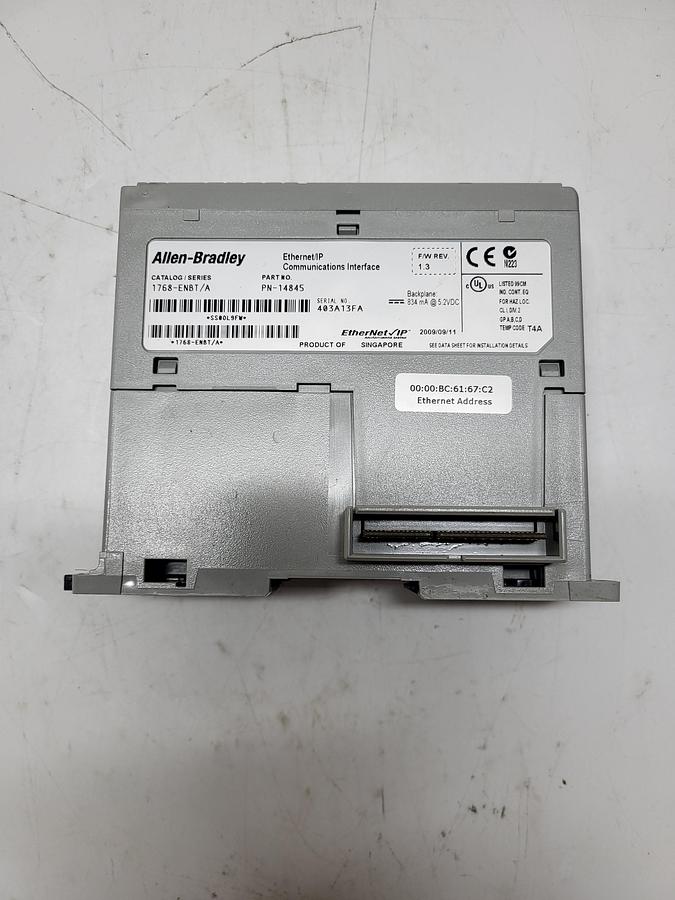 Used Allen-Bradley 1768-ENBT Ser.A
