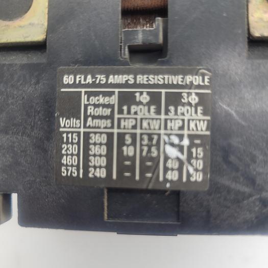 Used Eaton Cutler Hammer 60AMP C25FNF360