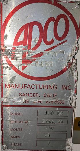 Used Adco 15D EC hand load cartoner