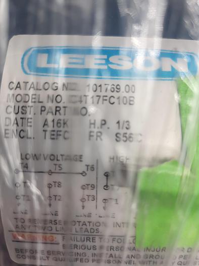 Used Leeson 101769.00 C4T17FC10B