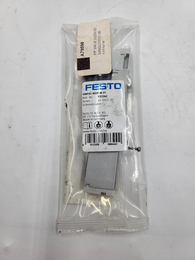 Festo Air solenoid valve VMPA1-M1H-M-PI NEW in sealed mfg bag