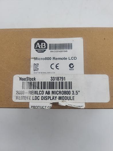 Allen-Bradley Micro800 Remote LCD 2080-REMLCD 3.5