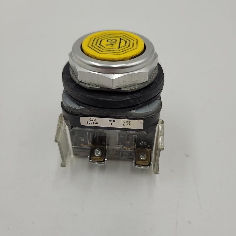 Used ABB 800T A ser T push yellow push switch