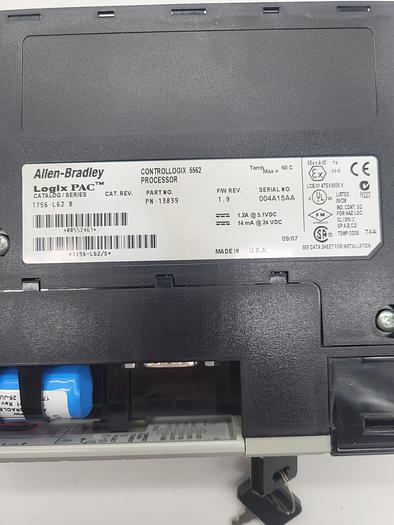 Used Allen-Bradley Logix PAC 1756-L62 Ser.B