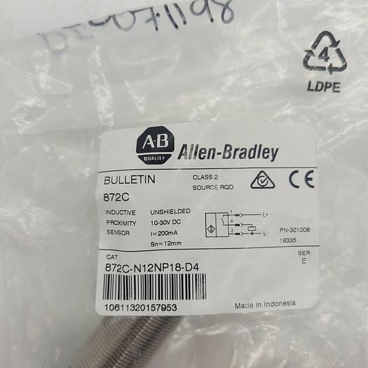 Allen-Bradley Bulletin 872C-N12NP18-D4