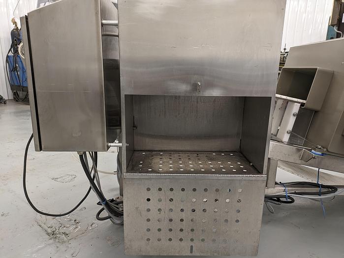 Used Fortress Stealth metal detector, Satinless steel conveyor ( food grade)