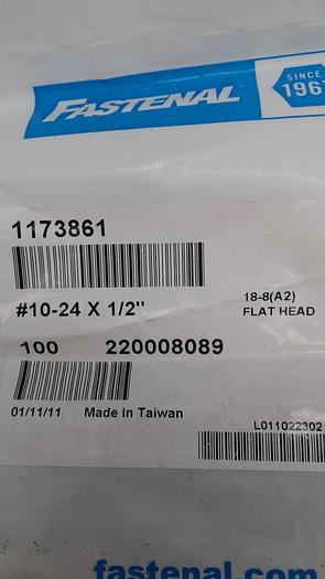 Used Fastenal Flat Head 1173861