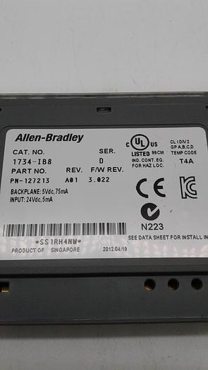 Used Allen-Bradley 1734-1B8