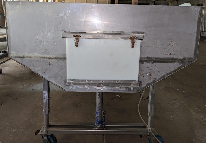 Used stainless conveyor 41 3/4" wide 16' long