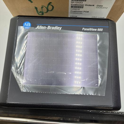 ALLEN BRADLEY PANELVIEW 600 2711-T6C16L1 SER B / RS-232 DF1 IN BOX