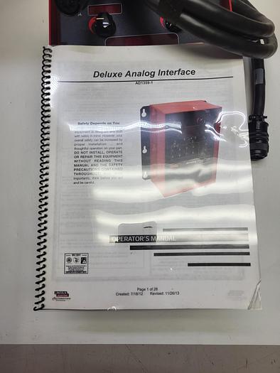 Lincoln Electric Analog Interface Power Wave AD1359-1