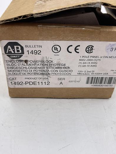 Used Allen-Bradley 1492-PDE1112 Ser A 